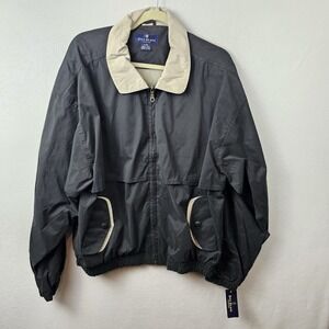 Bill Bass Jacket Men's Size Large Black Full Zip NWT